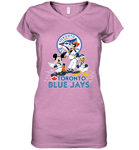 Toronto Blue Jays Mickey Donald And Goofy Baseball Premium Men's T-Shirt 