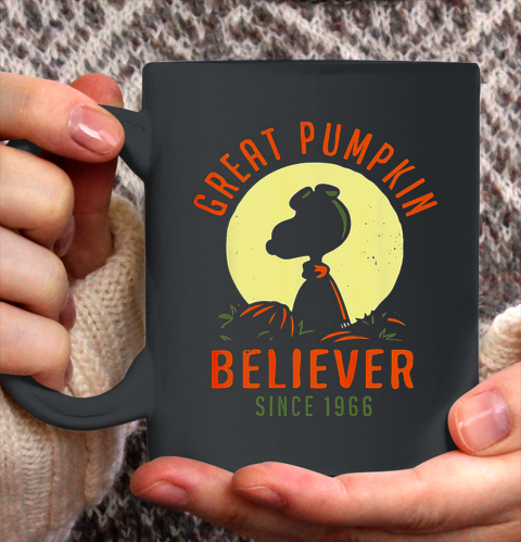 Peanuts Great Pumpkin believer since 1966 Halloween Ceramic Mug 11oz 2