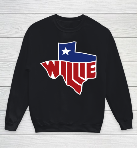 Willie Nelson shirt Willie's Texas Youth Sweatshirt