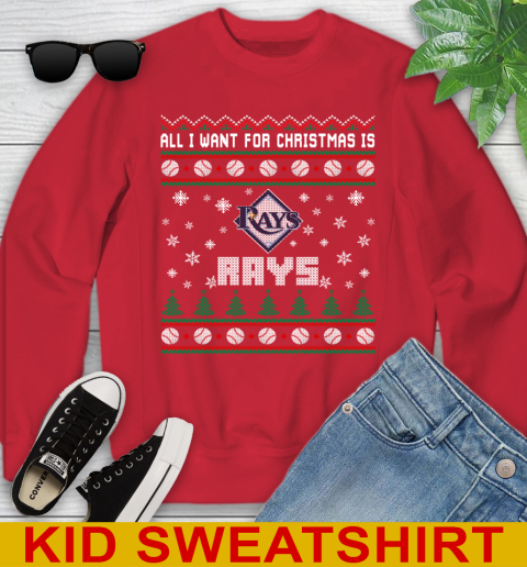 MLB All I Want For Christmas Is Tampa Bay Rays Baseball Sports 115