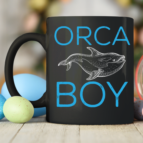 Funny Orca Lover Graphic for Boys Men Kids Whale Ceramic Mug 11oz 2