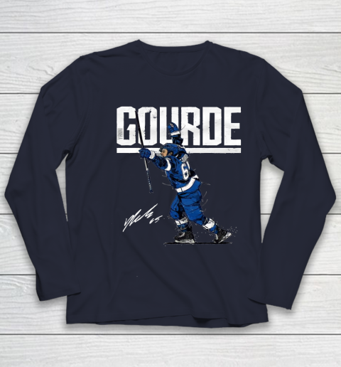 Yanni Gourde For Tampa Bay Lightning Fans Youth Long Sleeve 2