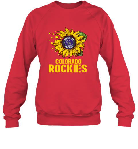 Colorado Rockiers Sunflower MLB Baseball Sweatshirt