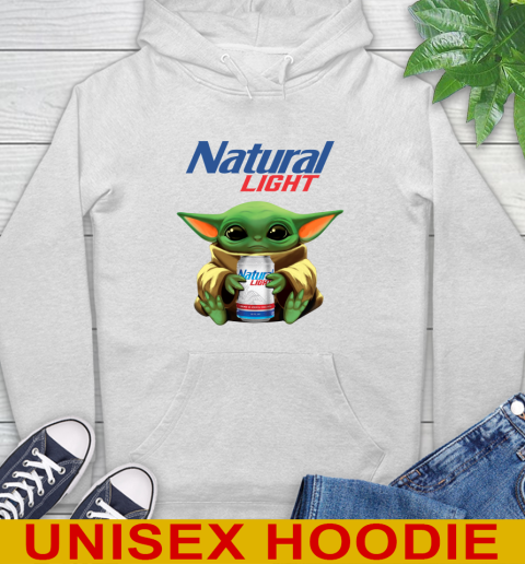Star Wars Baby Yoda Hugs Natural Light Beer Shirt 13