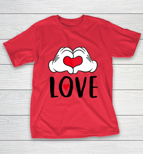 Disney Mickey Mouse Loves St. Louis Cardinals Heart T-Shirt - TeeNavi