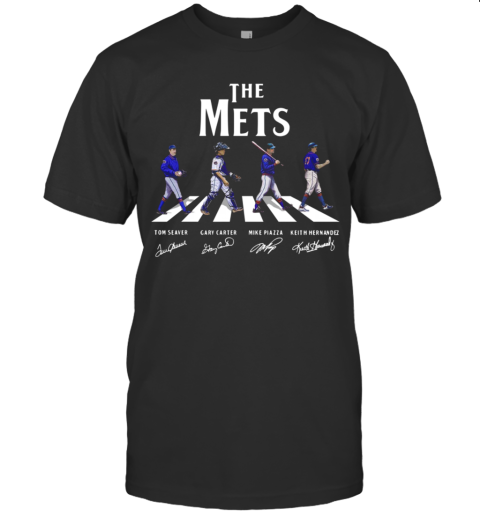 The New York Mets Abbey Road 2021 Signatures T-Shirt