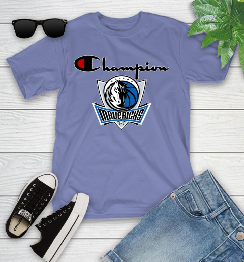 NBA Basketball Dallas Mavericks Champion Shirt Youth T-Shirt 12