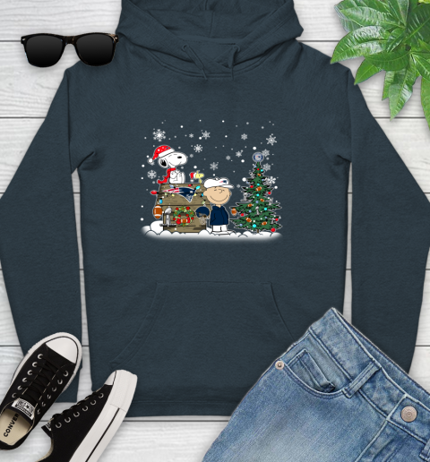 NFL New England Patriots Snoopy Charlie Brown Christmas Football Super Bowl Sports Youth Hoodie 10