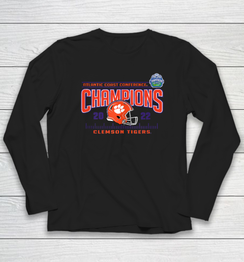 Clemson Tigers ACC Champs 2022 Helmet Long Sleeve T-Shirt