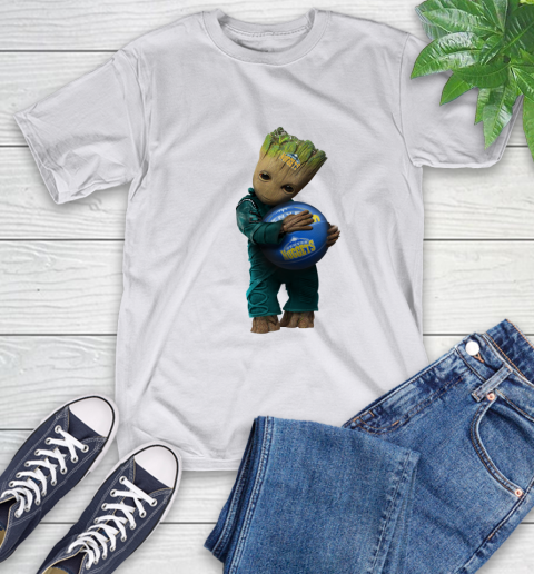 NBA Groot Guardians Of The Galaxy Basketball Sports Denver Nuggets T-Shirt 12
