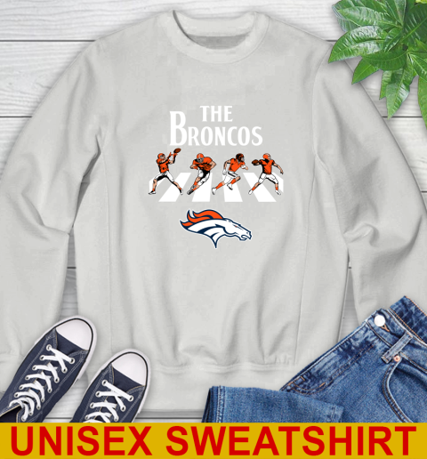 NFL Football Denver Broncos The Beatles Rock Band Shirt Sweatshirt 5