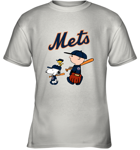 New York Mets Let's Play Baseball Together Snoopy MLB Youth T-Shirt