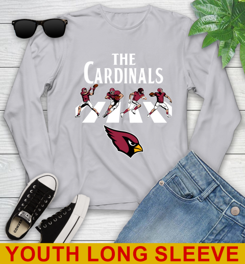 NFL Football Arizona Cardinals The Beatles Rock Band Shirt Youth Long Sleeve 5