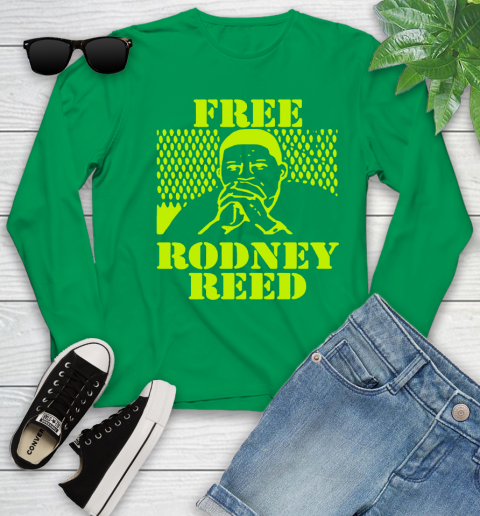Freee rodney reed Youth Long Sleeve 8 Freee rodney reed Youth Long Sleeve - Image 8