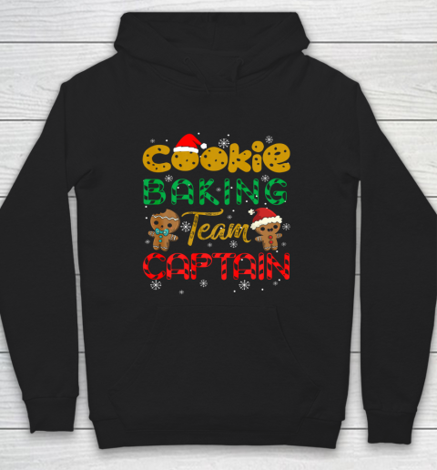 Cookie Baking Team Captain Gingerbread Christmas Hoodie