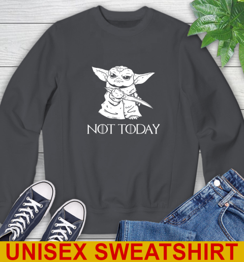 Not Today Game Of Thrones Star Wars Baby Yoda Shirt 31