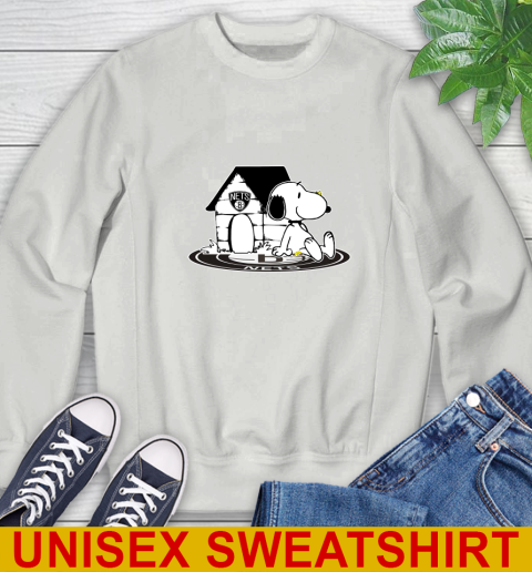NBA Basketball Brooklyn Nets Snoopy The Peanuts Movie Shirt Sweatshirt 5