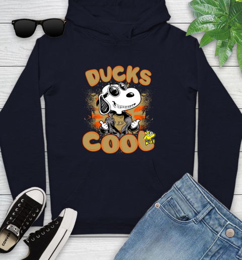 NHL Hockey Anaheim Ducks Cool Snoopy Shirt Youth Hoodie 3