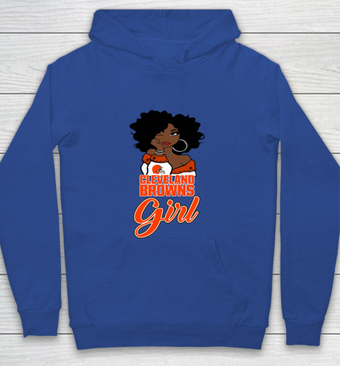 Cleveland Browns Girl NFL Youth Hoodie 8