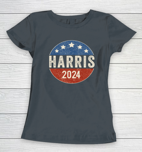 Kamala Harris 2024 For President Campaign US Flag Women's T-Shirt 3