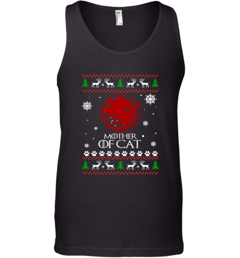 Game Of Thrones  Mother Of Cats Christmas Ugly Tank Top