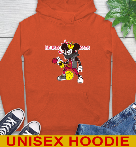 Houston Rockets NBA Basketball Mickey Peace Sign Sports Hoodie 6 Houston Rockets NBA Basketball Mickey Peace Sign Sports Hoodie - Image 6