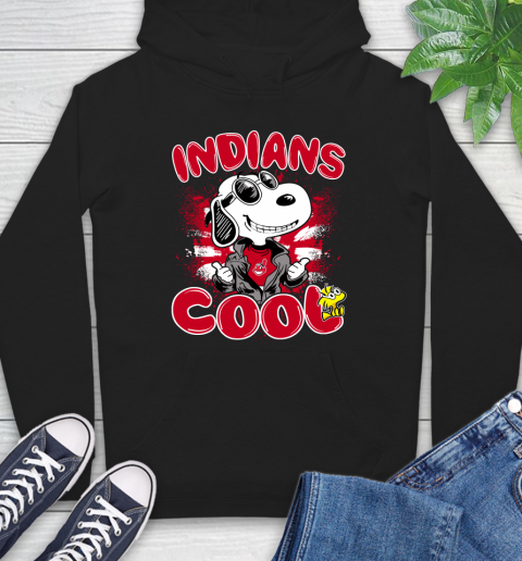 MLB Baseball Cleveland Indians Cool Snoopy Shirt Hoodie