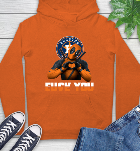 MLB Houston Astros Deadpool Love You Fuck You Baseball Sports Hoodie 4