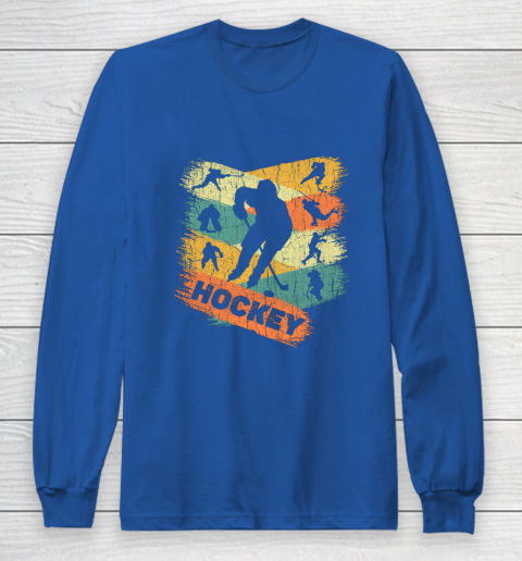 Retro Hockey Shirt Vintage Sport Graphic Hockey Player Sweatshirt