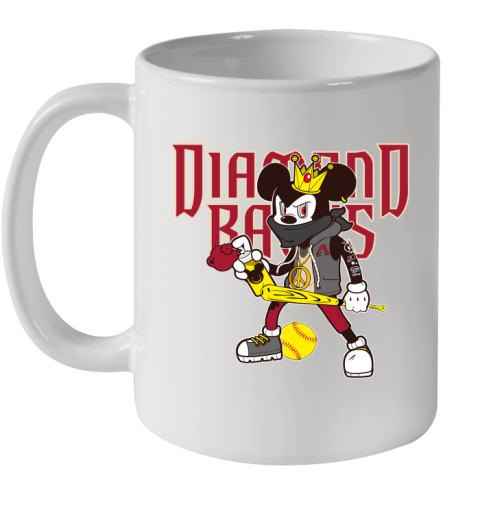 Arizona Diamondbacks MLB Baseball Mickey Peace Sign Sports Ceramic Mug 11oz