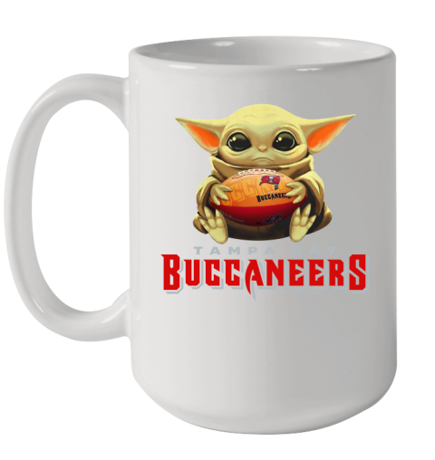 NFL Football Tampa Bay Buccaneers Baby Yoda Star Wars Shirt Ceramic Mug 15oz