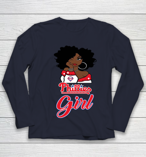 Philadelphia Philliess Girl MLB Youth Long Sleeve 3