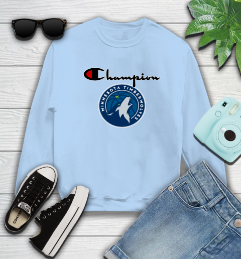 NBA Basketball Minnesota Timberwolves Champion Shirt Sweatshirt 4