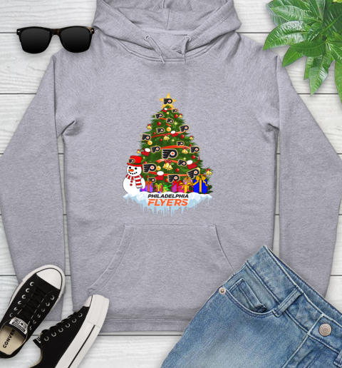 Philadelphia Flyers Merry Christmas NHL Hockey Sports Youth Hoodie 6