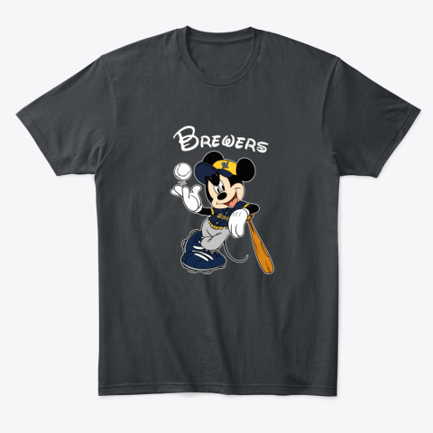 idvu baseball mickey team milwaukee brewers classic t shirt 2 front black