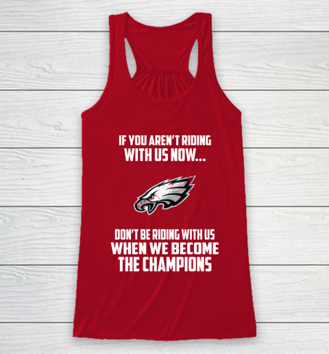 NFL Philadelphia Eagles Football We Become The Champions Racerback Tank 4