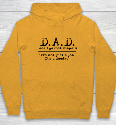 DAD Father's Day Dads Against Diaper Doody Youth Hoodie 2