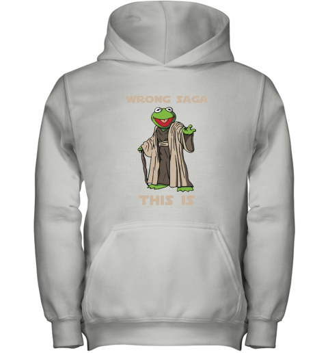 Star Wars Yoda Kermit The Frog Wrong Saga This Is Youth Hoodie