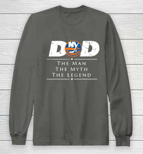 New York Islanders NHL Ice Hockey Dad The Man The Myth The Legend Long Sleeve T-Shirt 5