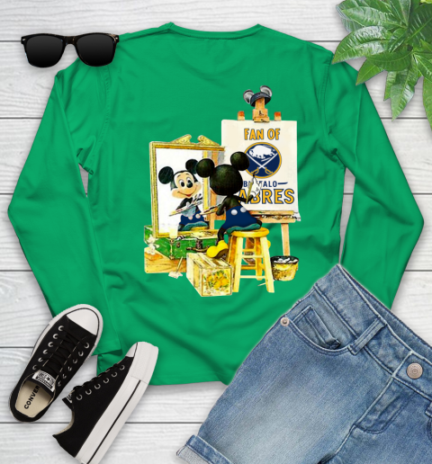 NHL Hockey Buffalo Sabres Mickey Drawing Shirt 118