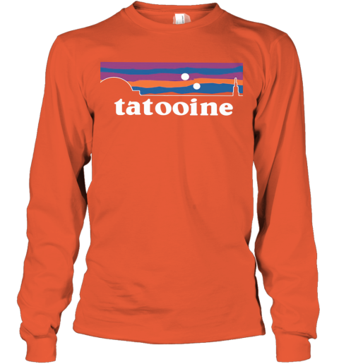patagonia orange t shirt