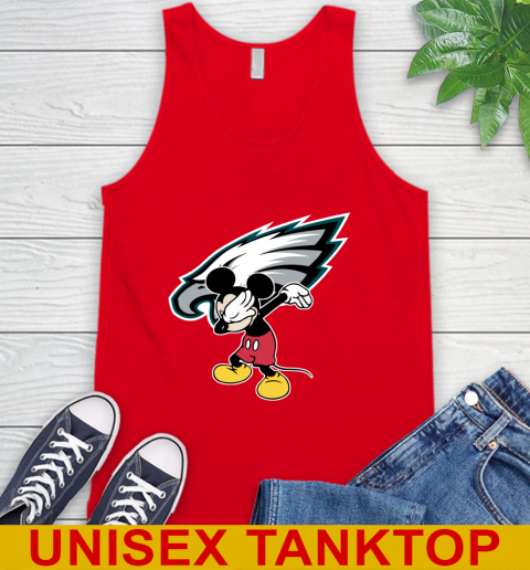 Philadelphia Eagles NFL Football Dabbing Mickey Disney Sports Tank Top 6
