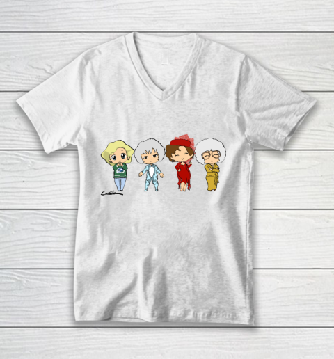 The Golden Girls  Chibis V-Neck T-Shirt