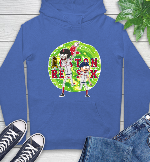 MLB Boston Red Sox Rick And Morty Commissioner's Trophy Baseball Sports Hoodie 9