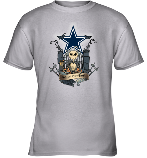 Dallas Cowboys Jack Skellington This Is Halloween NFL Youth T-Shirt