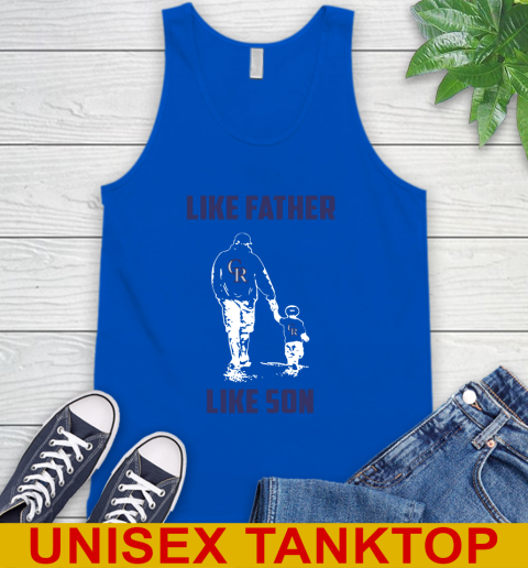 Colorado Rockies MLB Baseball Like Father Like Son Sports Tank Top 4
