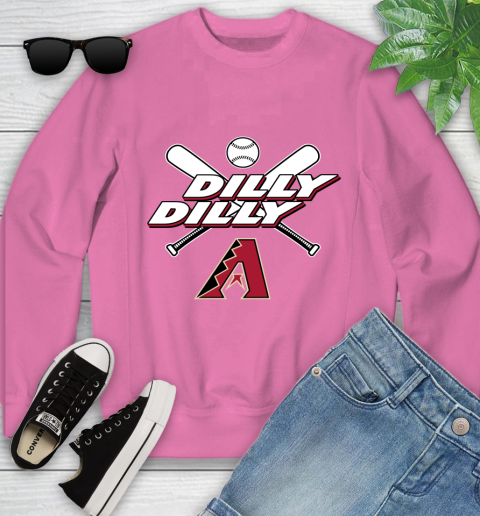 MLB Arizona Diamondbacks Dilly Dilly Baseball Sports Youth Sweatshirt 7