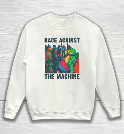 Portland Frog Anti ICE Rage Against The Machine Sweatshirt