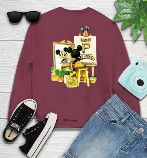 MLB Baseball Pittsburgh Pirates Mickey Drawing Shirt 29