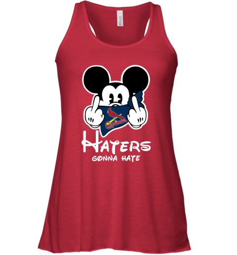 MLB St.Louis Cardinals Haters Gonna Hate Mickey Mouse Disney Baseball T  Shirt_000 Women's T-Shirt